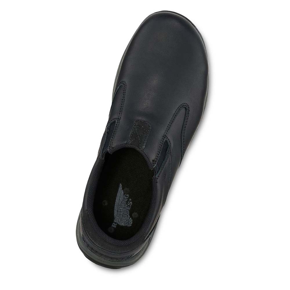 Red Wing Safety Toe Slip On Men's Shoes Black | ZA 182DFM